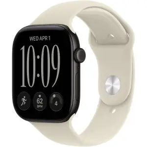 Смарт-часы Apple Watch Series 12, 42 mm, Black Aluminum Case with Sand Sport Band M/L