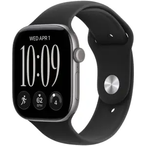 Смарт-часы Apple Watch Series 12, 42 mm, Space Gray Aluminum Case with Black Sport Band M/L