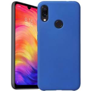 Чехол силиконовый для Xiaomi Redmi 7 (Синий)