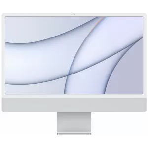 Apple iMac 24, Retina 4,5K, M1 (8C CPU, 8C GPU), 8 ГБ, 256 ГБ SSD, серебристый