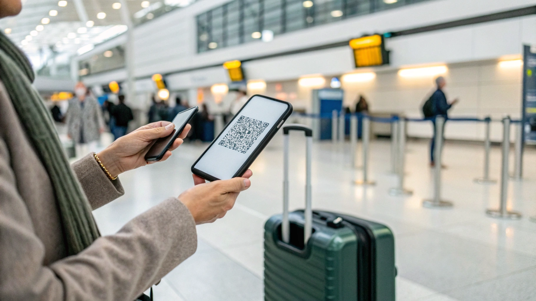 Активация eSIM по QR-коду в поездке