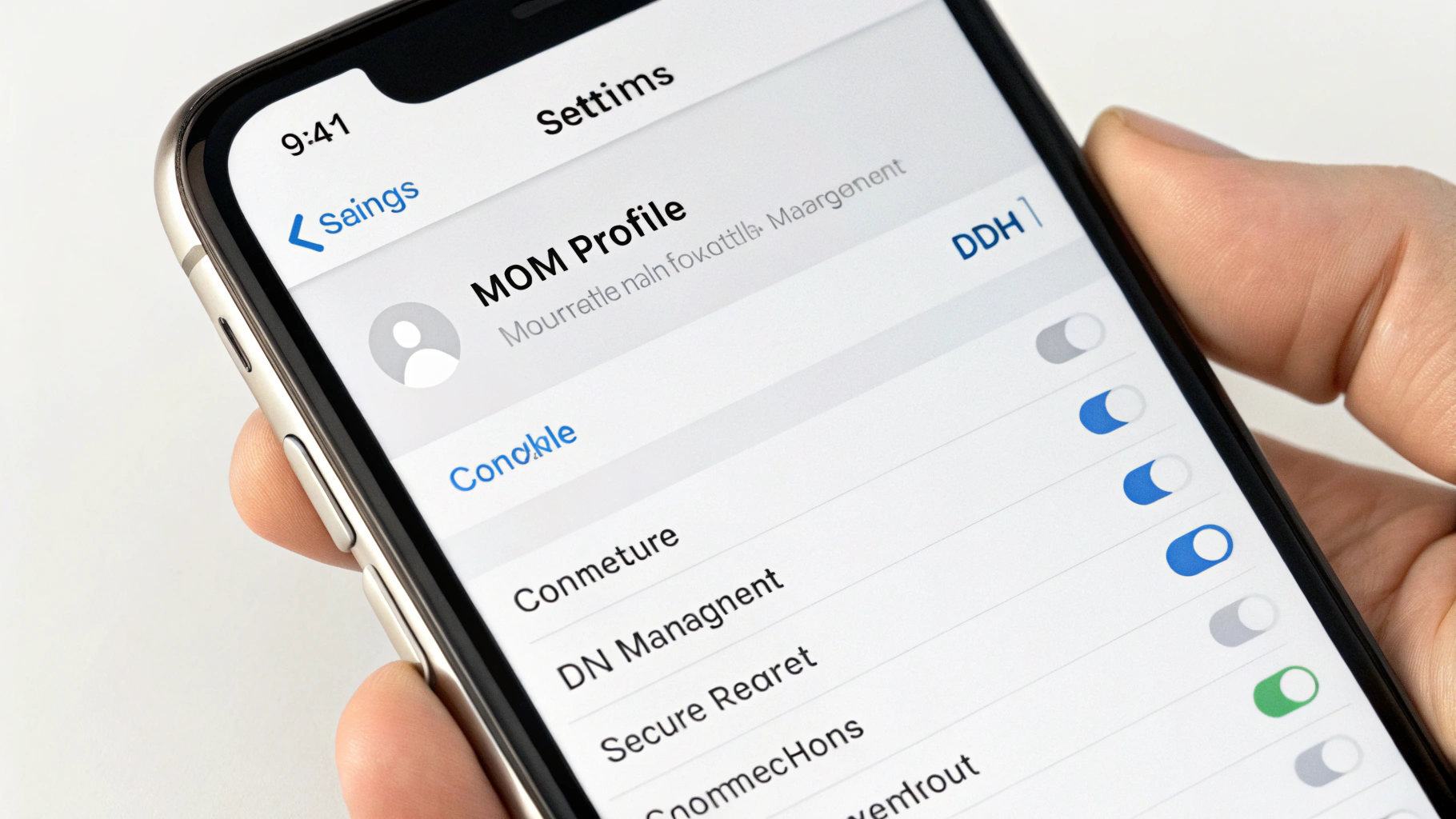 MDM‑профиль с DNS over HTTPS на iPhone
