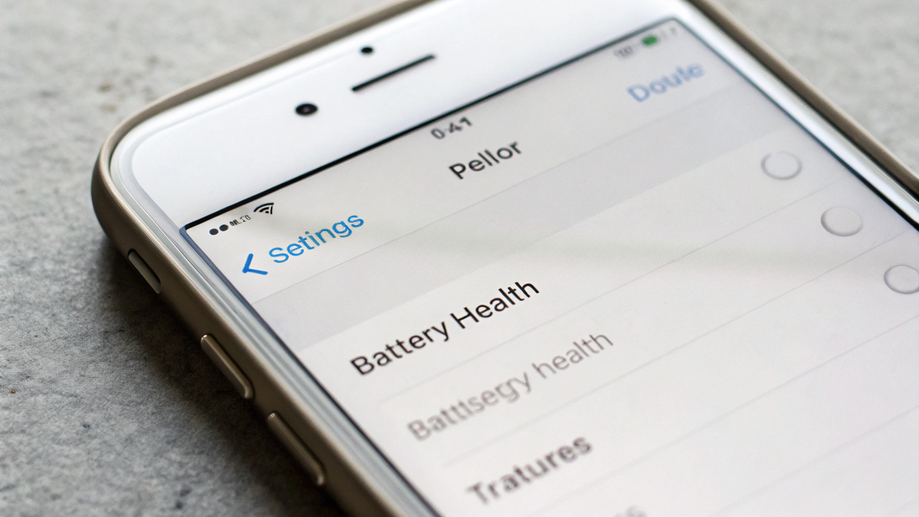 Экран Battery Health на iPhone