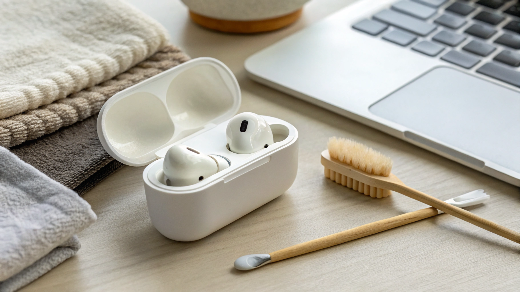 Чистка кейса AirPods: посадочные места и порт зарядки