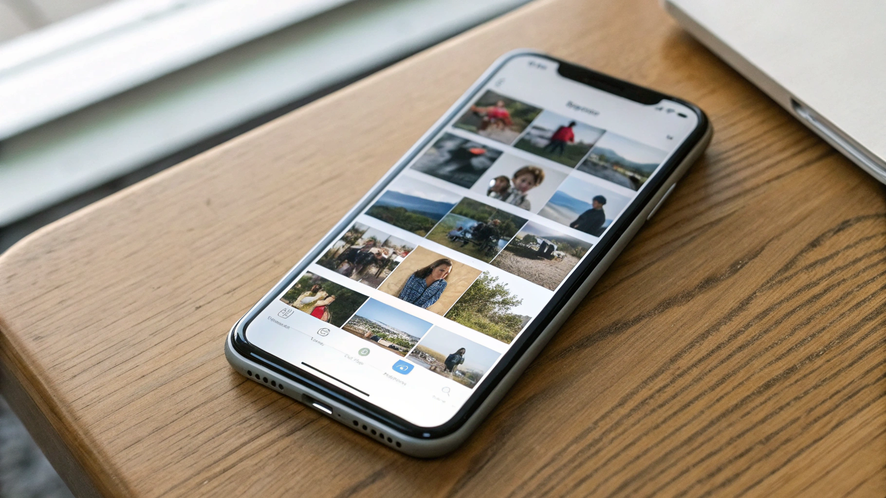 Объединение дубликатов в «Фото» на iPhone