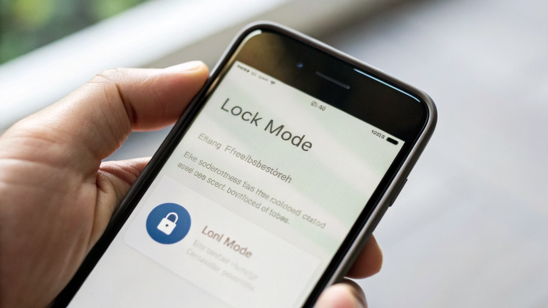 Крупным планом шаги включения режима пропажи в «Локаторе» и пример сообщения на экране блокировки