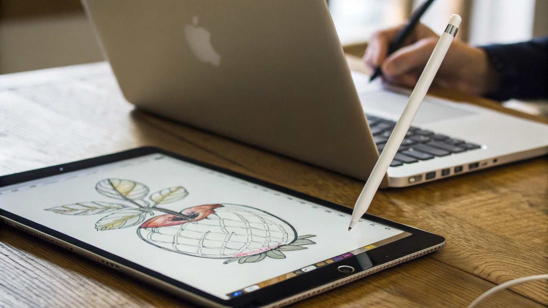 Apple Pencil на iPad в Sidecar: рисование по интерфейсу macOS