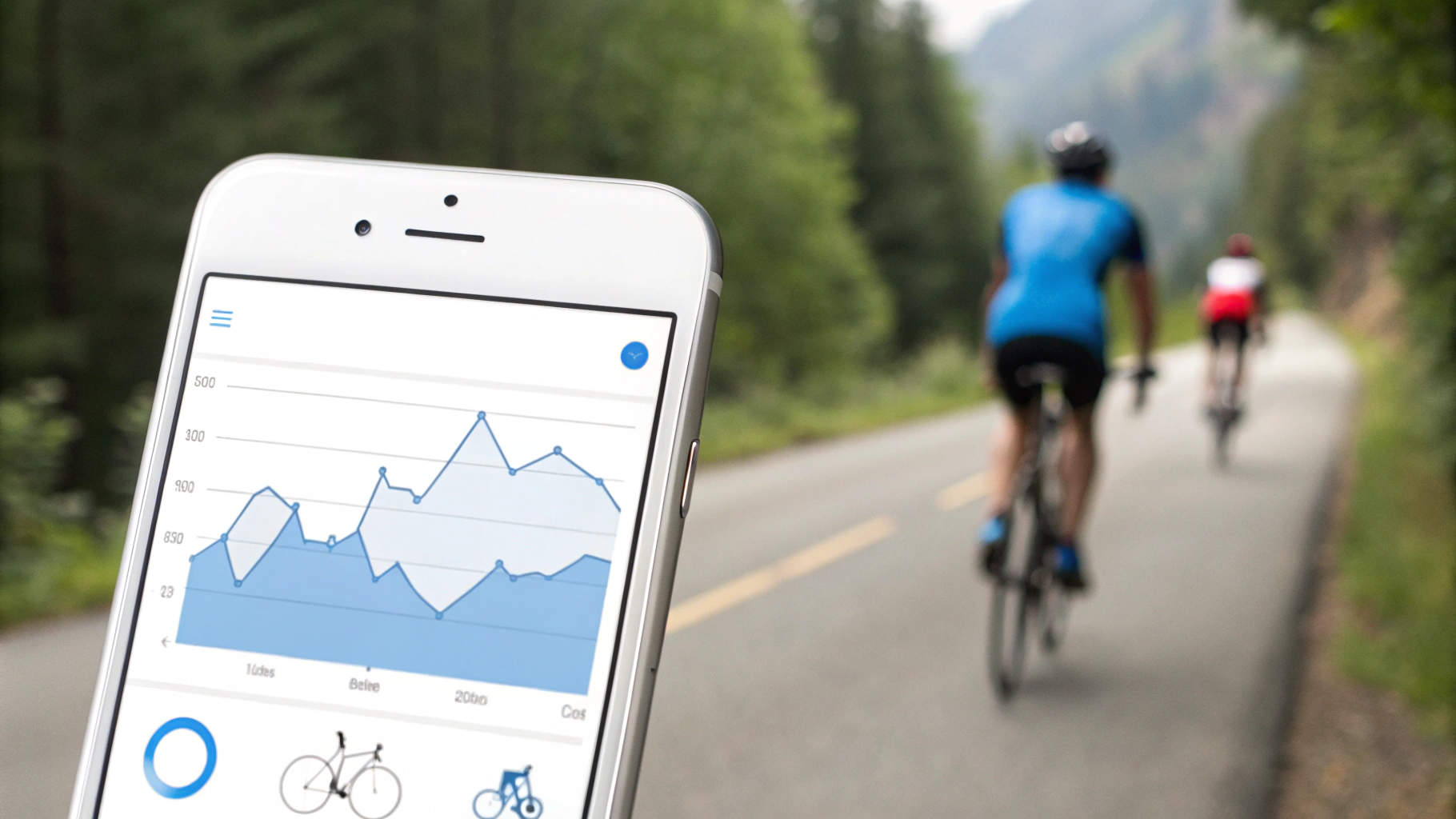 Тренд Training Load и недавние велотренировки в приложении Фитнес на iPhone