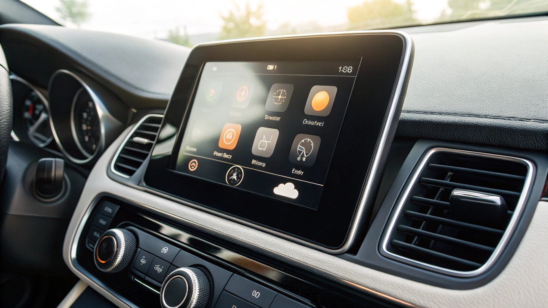 Оверлей управления климатом CarPlay: подогрев сидений и регулировка температуры