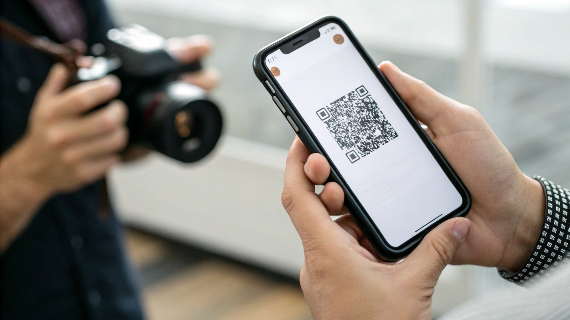 Добавление TOTP-кода в «Паролях» на iPhone — сканирование QR