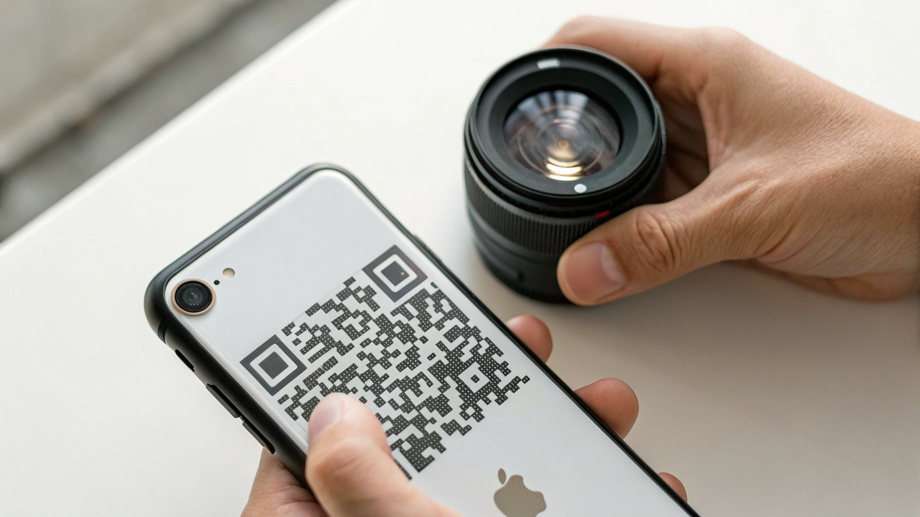 Добавление аксессуара Matter по QR‑коду в «Дом» на iPhone