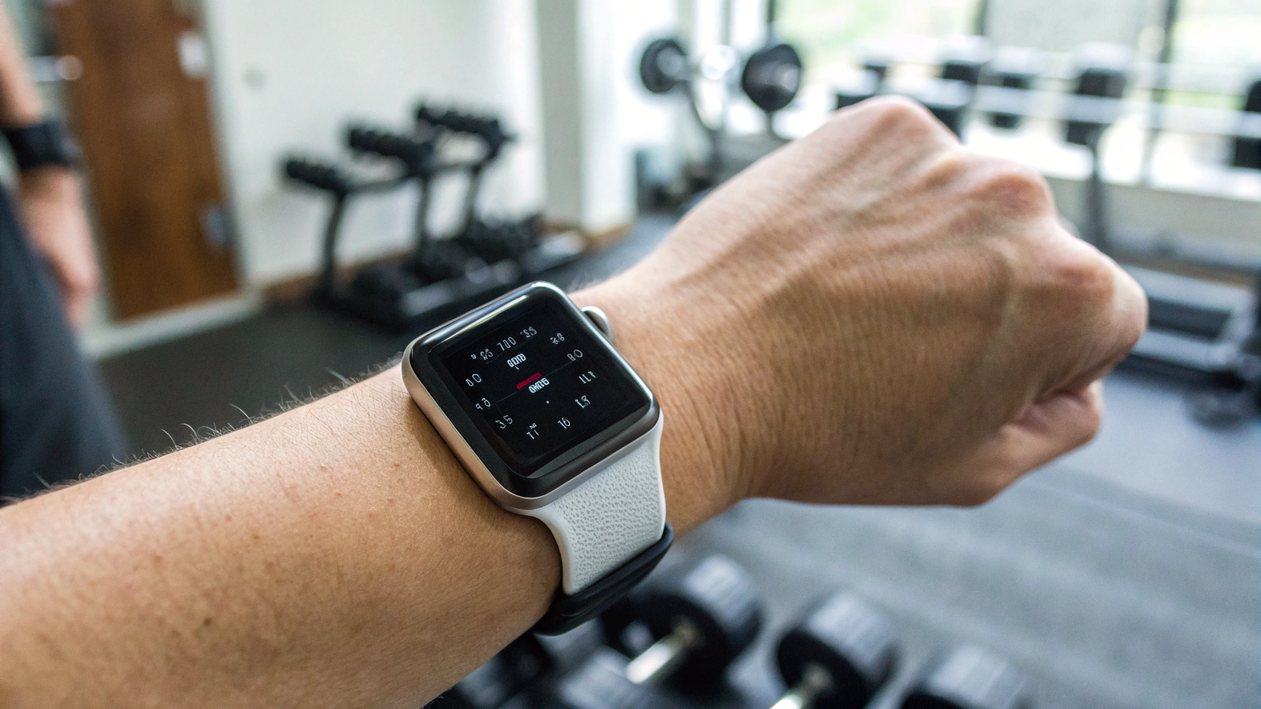 Таймер отдыха на Apple Watch во время силовой тренировки