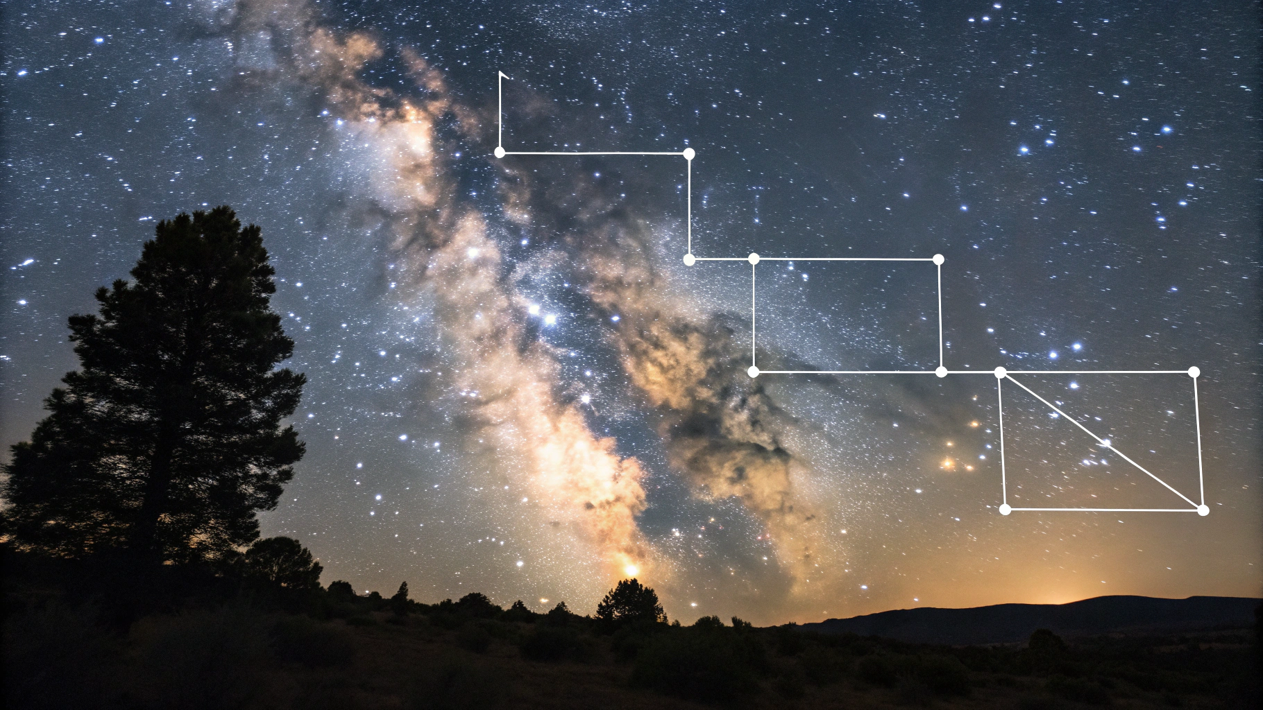 Схема стеккинга астрофото: выравнивание по звездам и медианное сложение