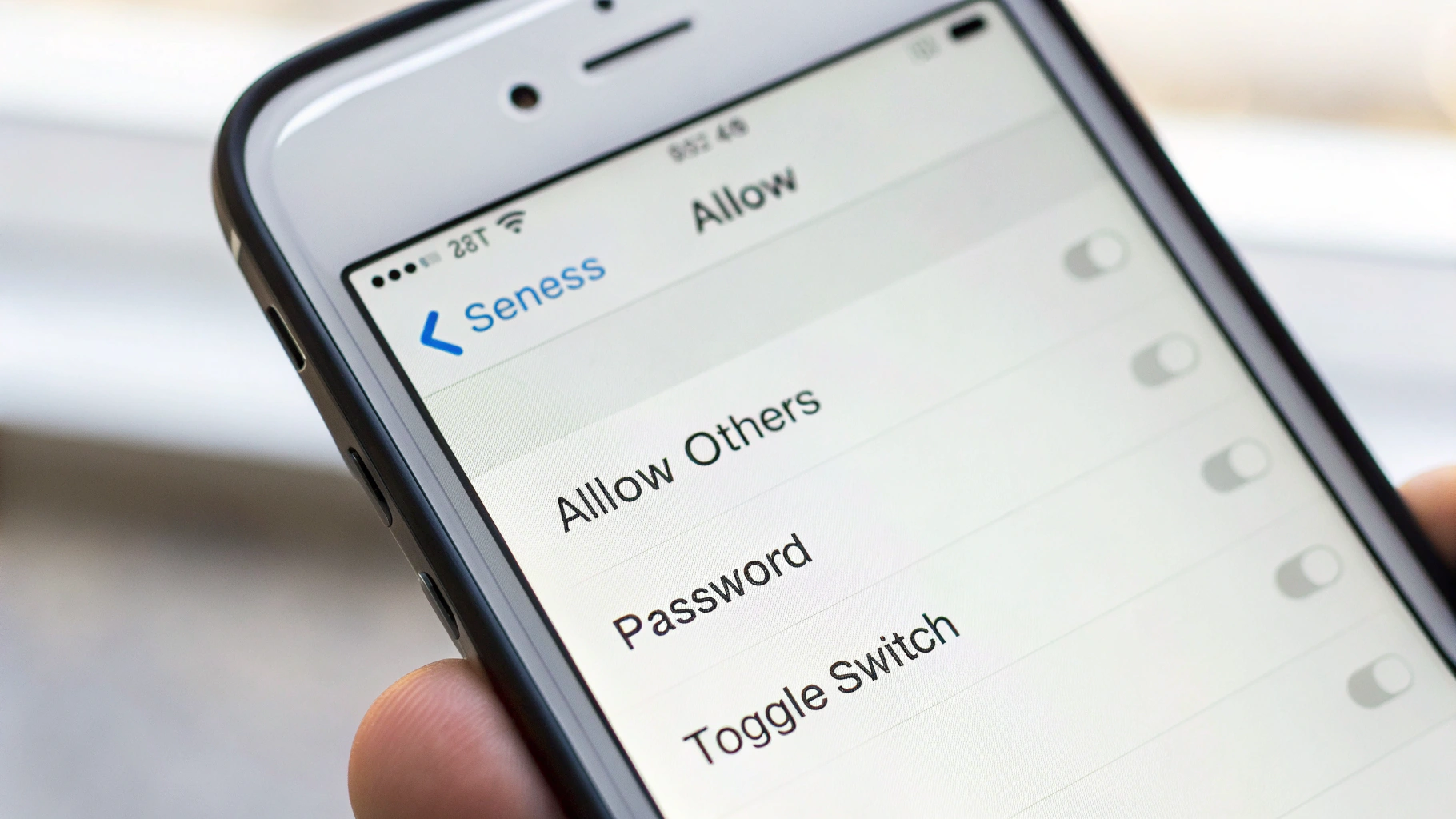 Настройки Личной точки доступа на iPhone
