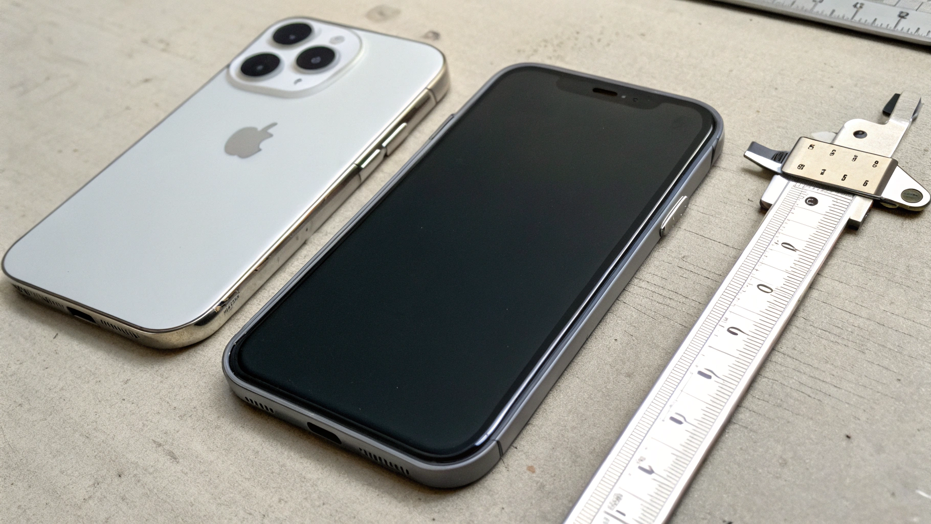 Сравнение толщины iPhone 17 Air, iPhone 16 и iPhone 15