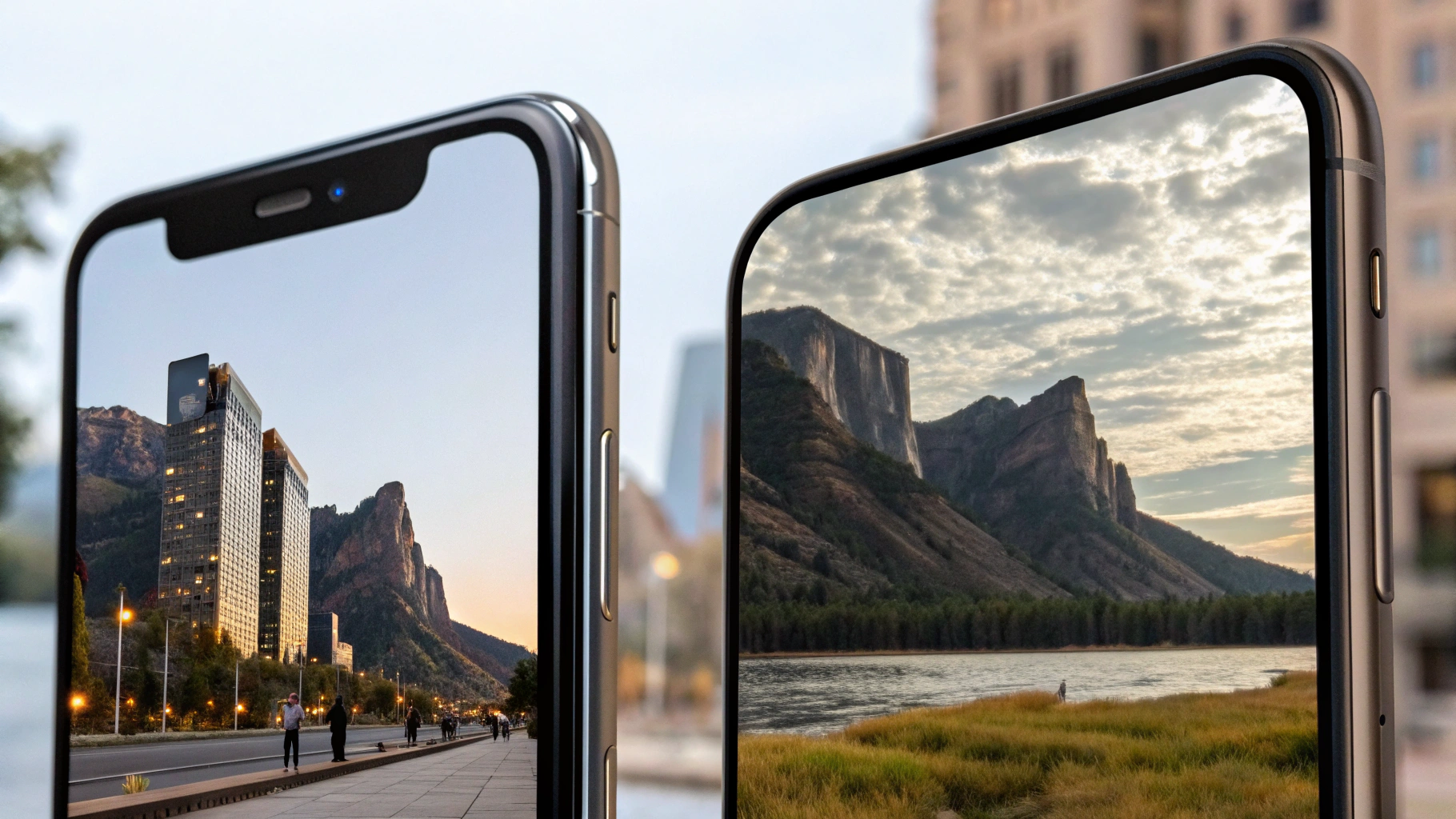 Сравнение зума 1x и 5x на iPhone 16 и iPhone 16 Pro