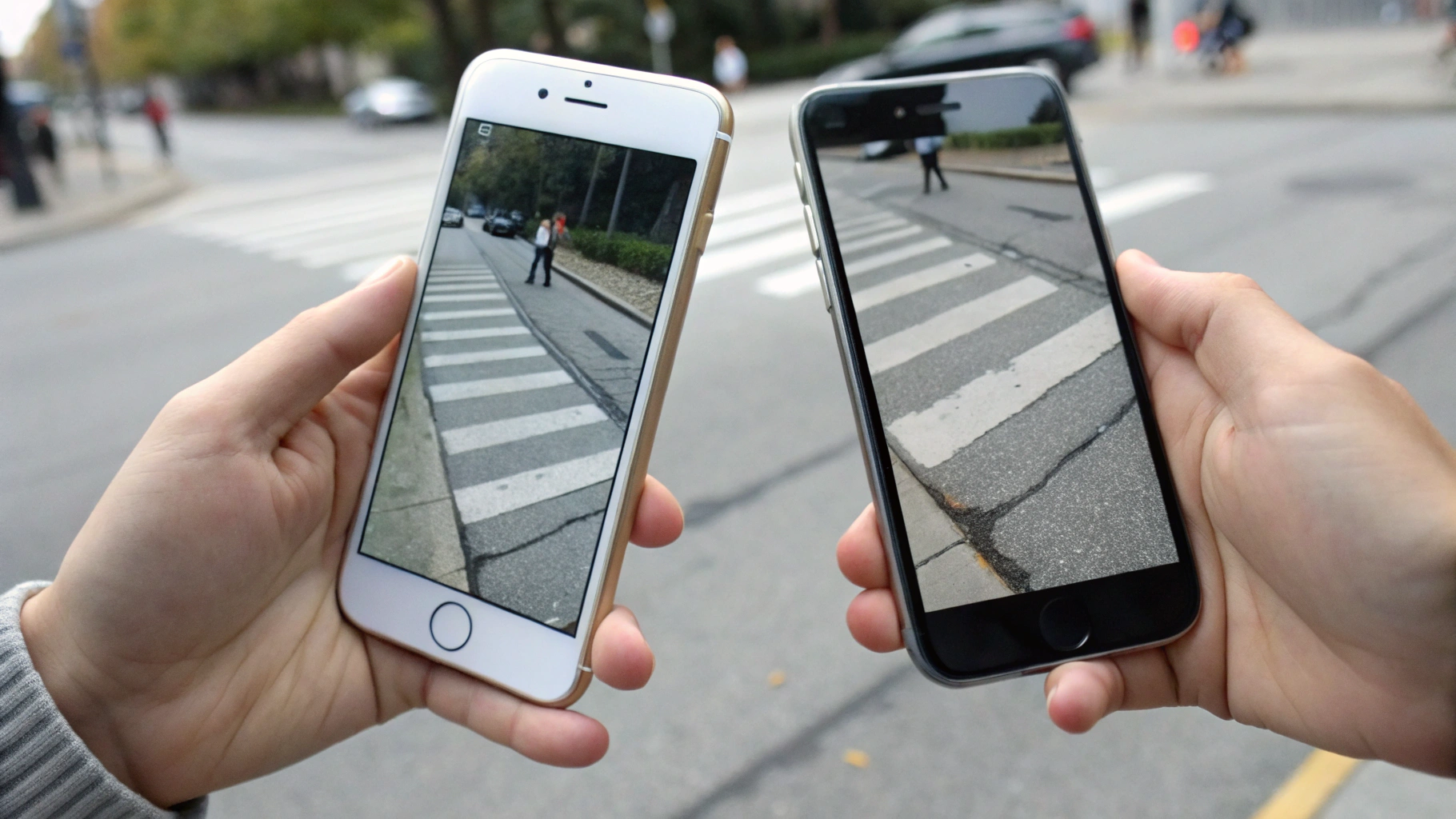 Тест ходьбы: сравнение микродрожания на iPhone 17 Pro Max и 16 Pro Max