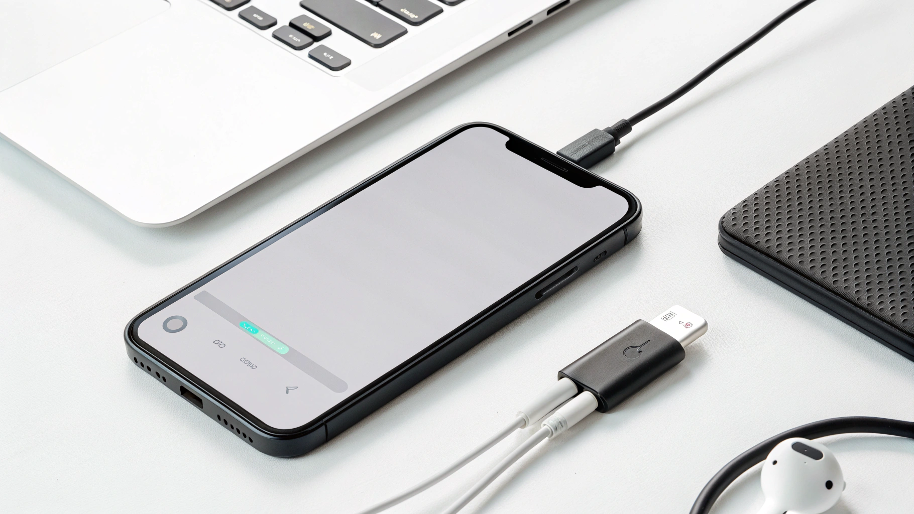 Подключение внешнего USB‑C SSD к iPhone для записи ProRes и копирования