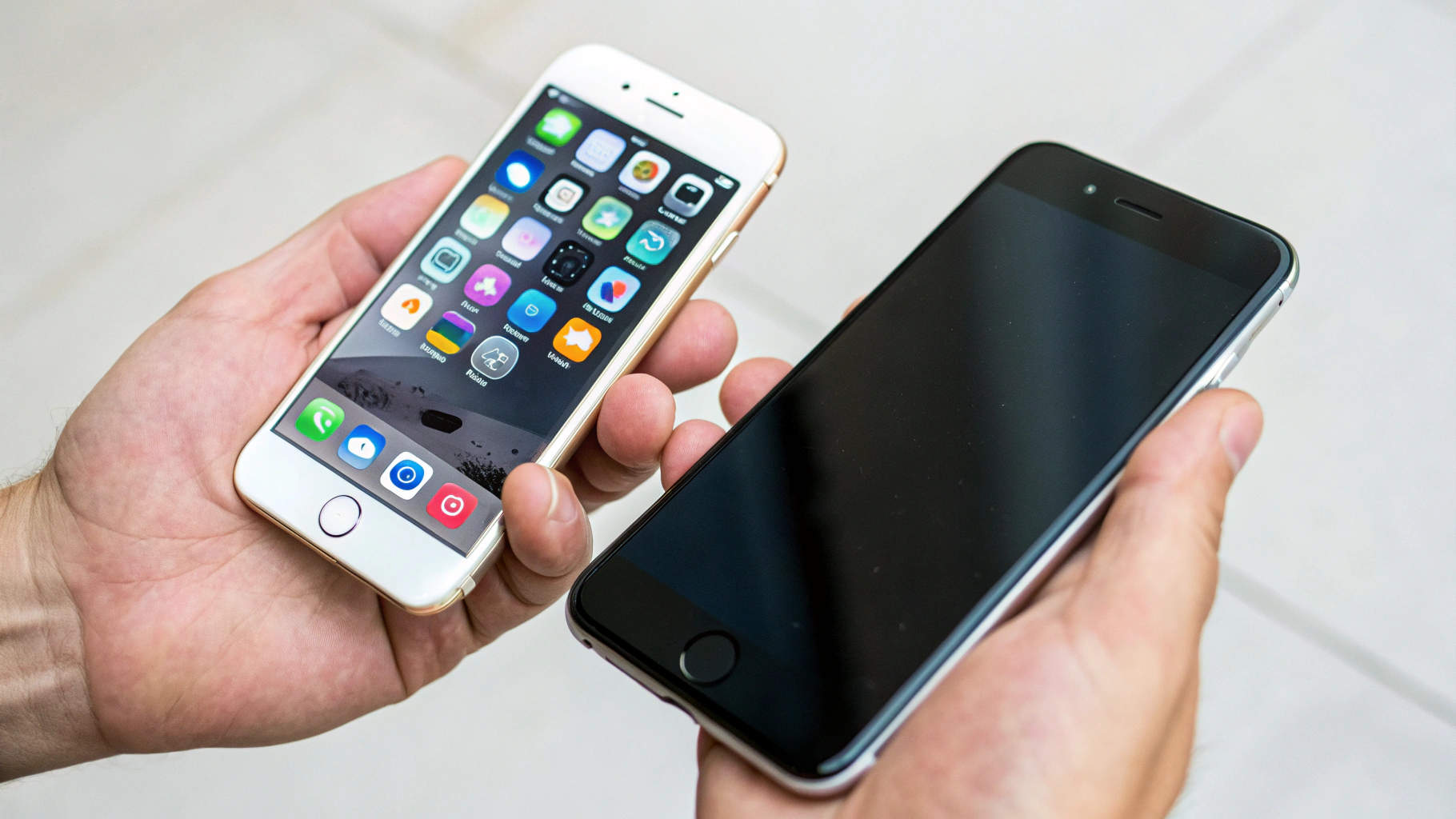 Сравнение удобства одной рукой: iPhone 17 Air и iPhone 17