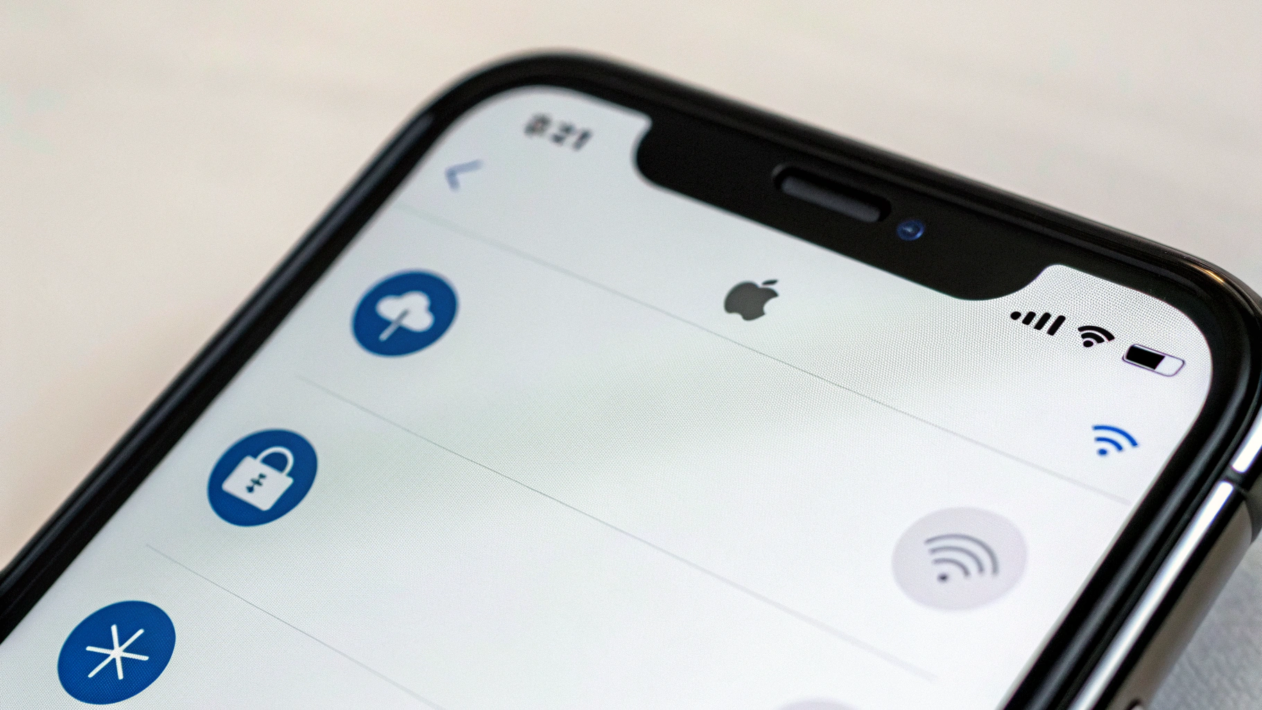 Экран iPhone с настройками двух линий eSIM и выбором линии по умолчанию
