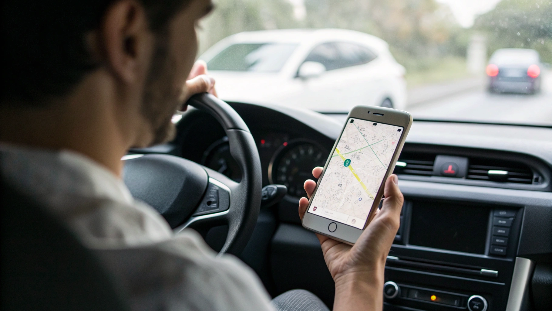 Dynamic Island в дороге: поворот навигации и ETA такси