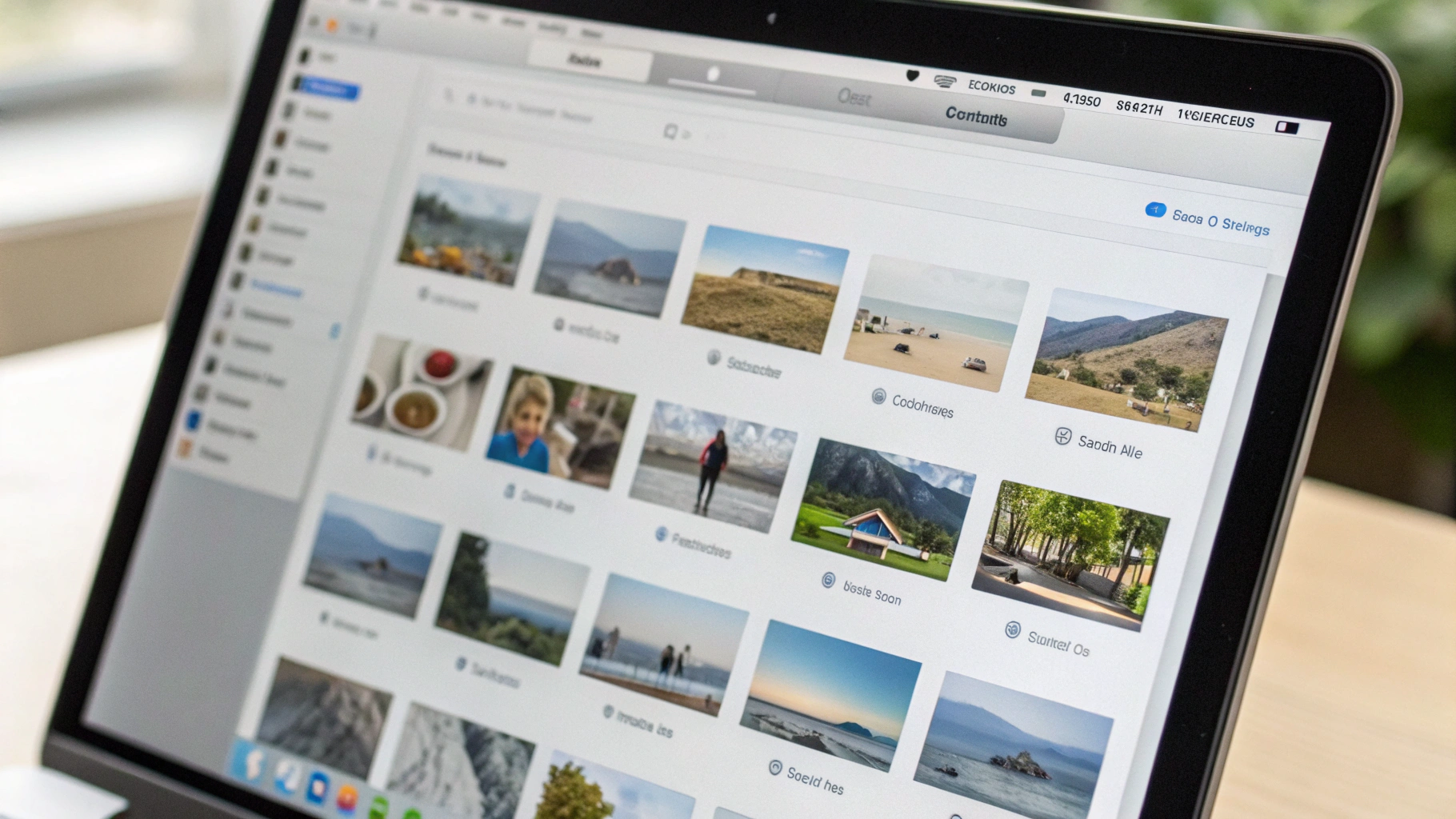 Приложение Фото на Mac с разделами «Дубликаты» и «Недавно удалённые»