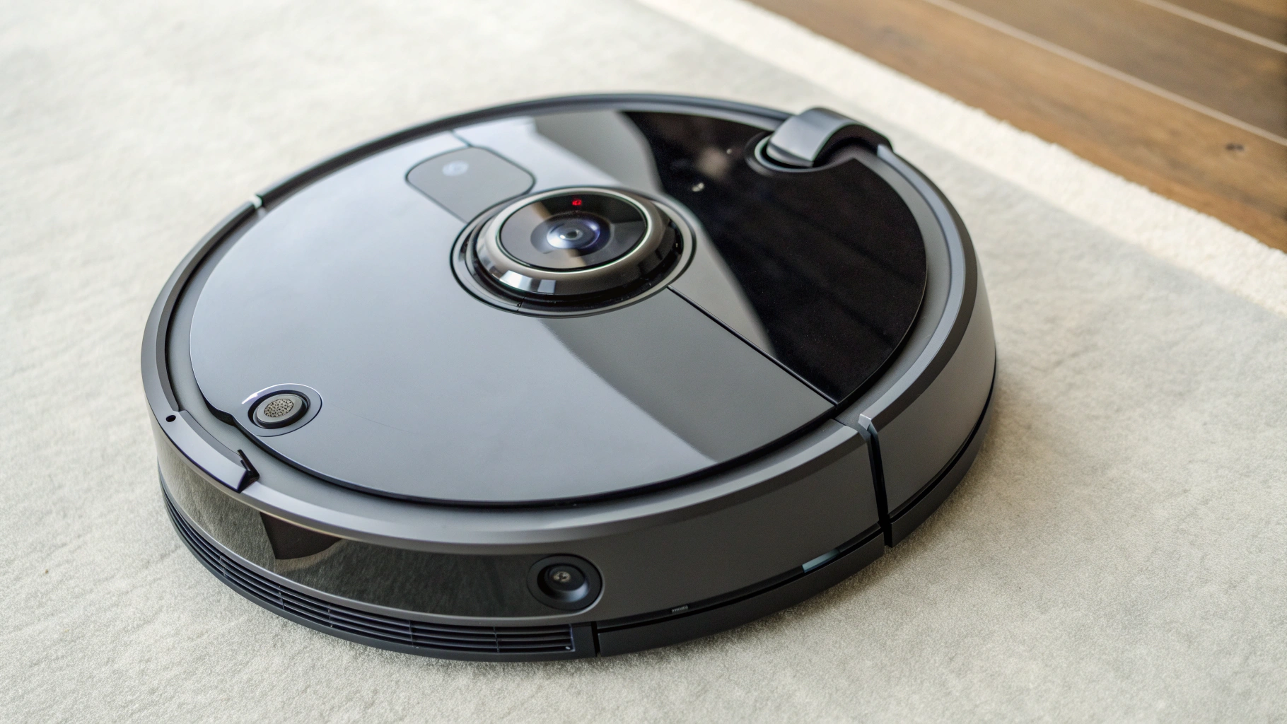 Вид сверху на Dyson 360 Vis Nav: камера 360° и гусеничный привод