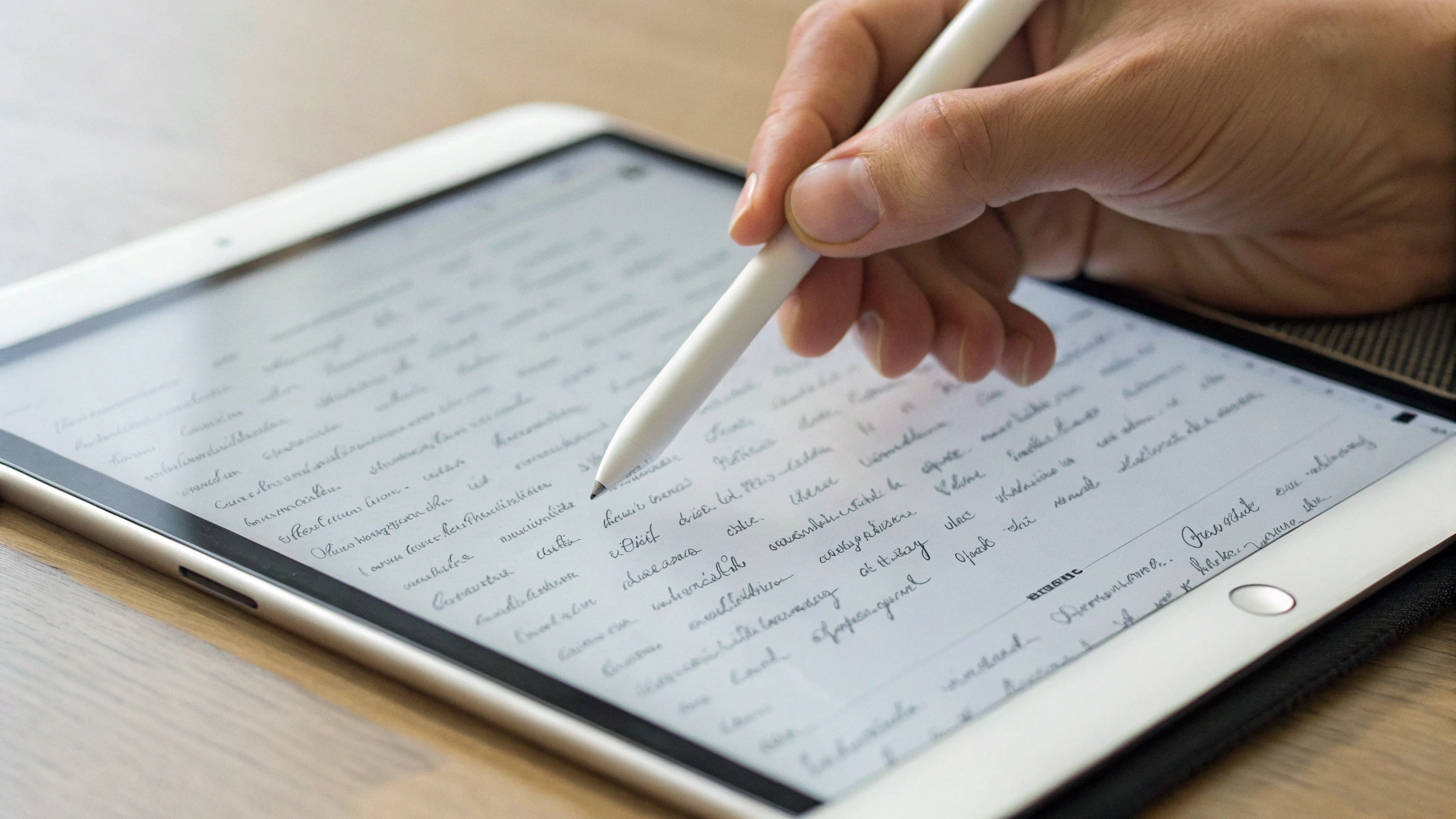 Рукопись на iPad в Заметках, конвертация в печатный текст