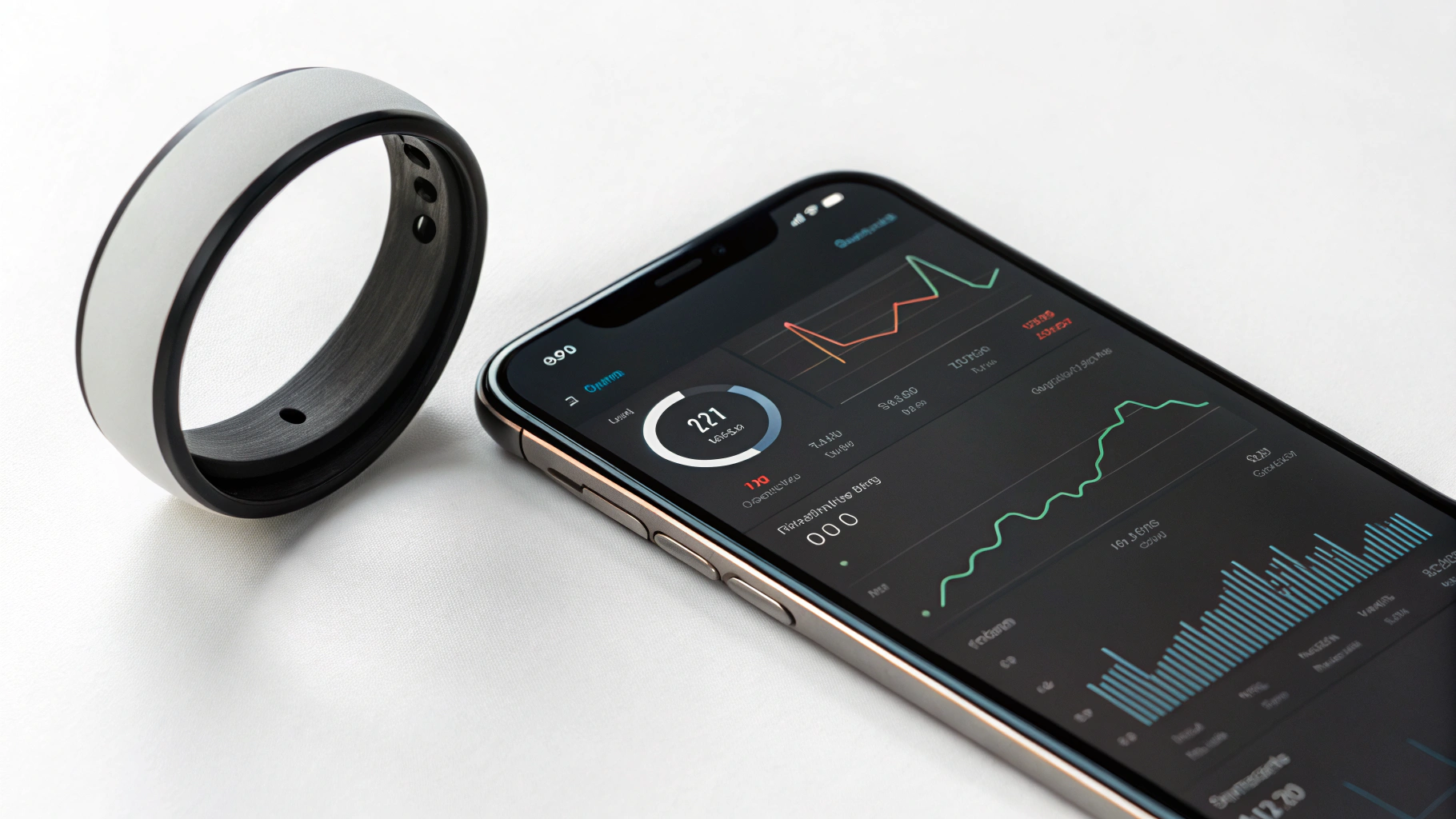 Приложение Oura на iPhone с оценкой сна и графиками