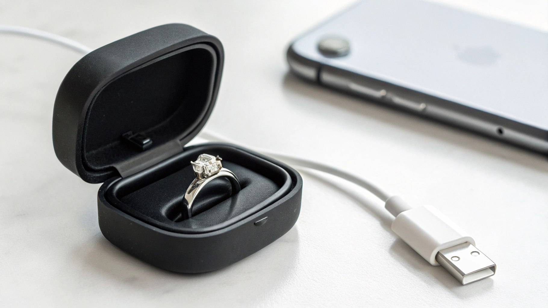 Кейс зарядки Galaxy Ring и док-станция