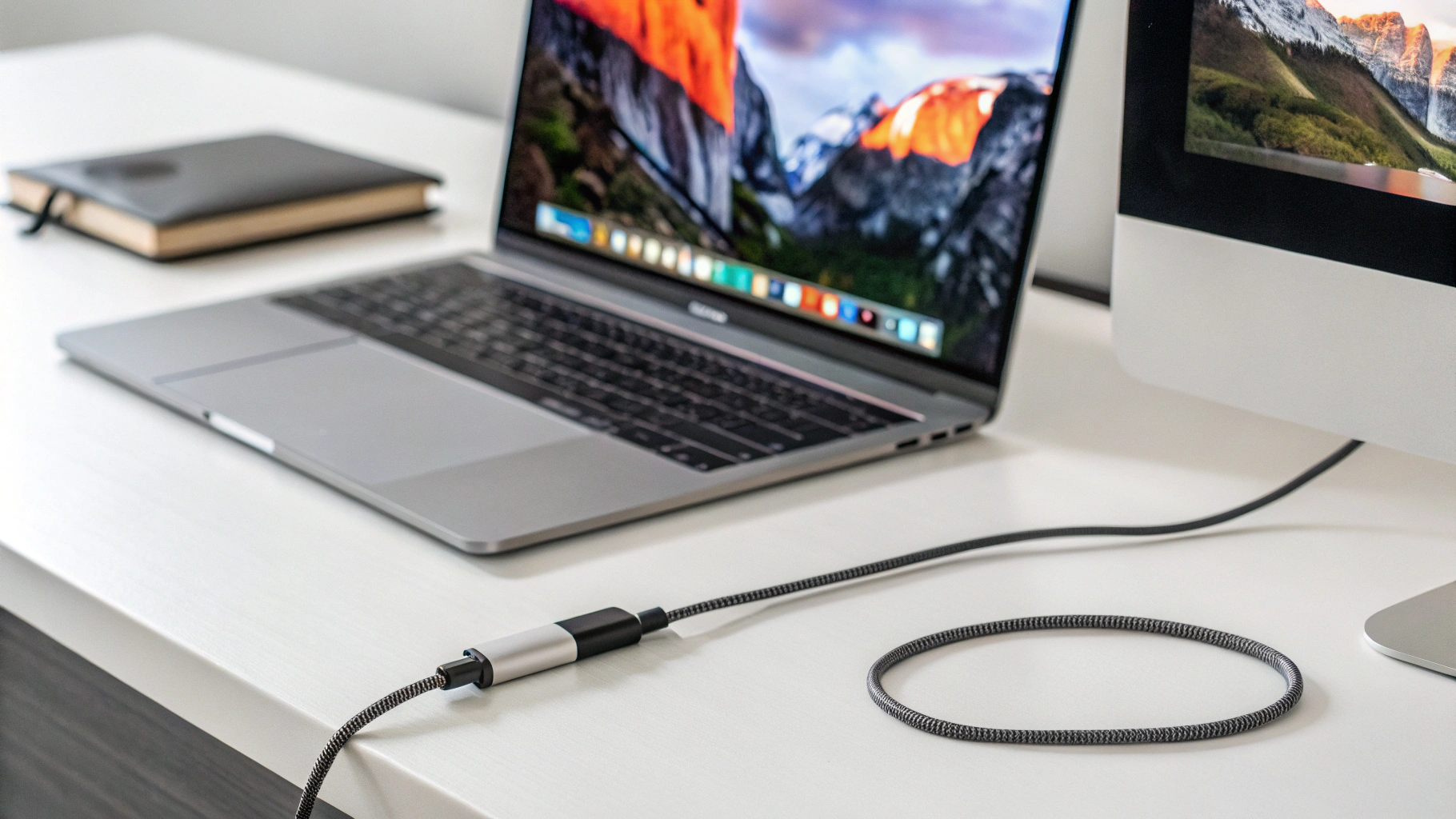 Кабель Thunderbolt 4 USB‑C к Mac и 4K‑монитору с частотой 120 Гц