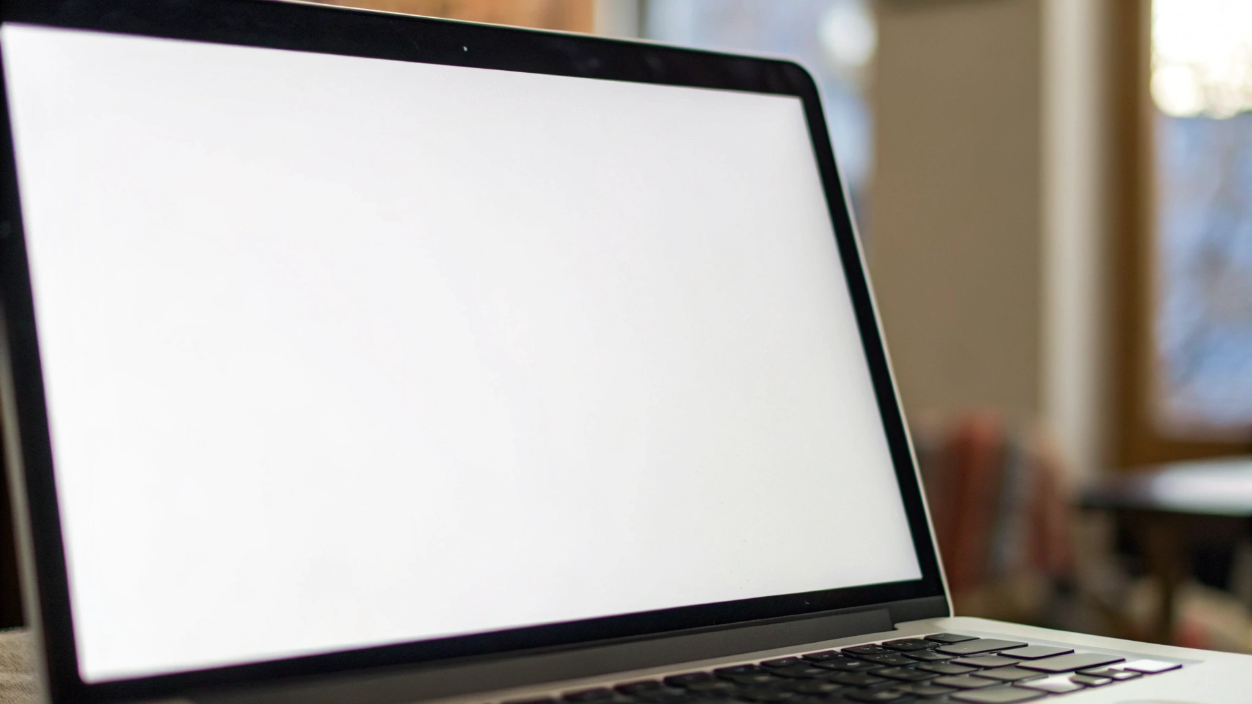 Тест экрана MacBook на равномерность и пиксели на белом фоне