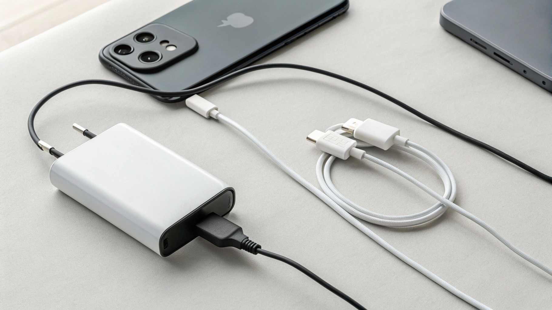 Сравнение зарядок 25 и 45 Вт PPS и кабелей 3 А и 5 А с e‑marker