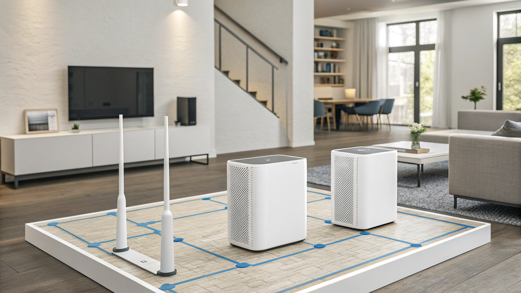 Двухузловой mesh в квартире: варианты соединения узлов