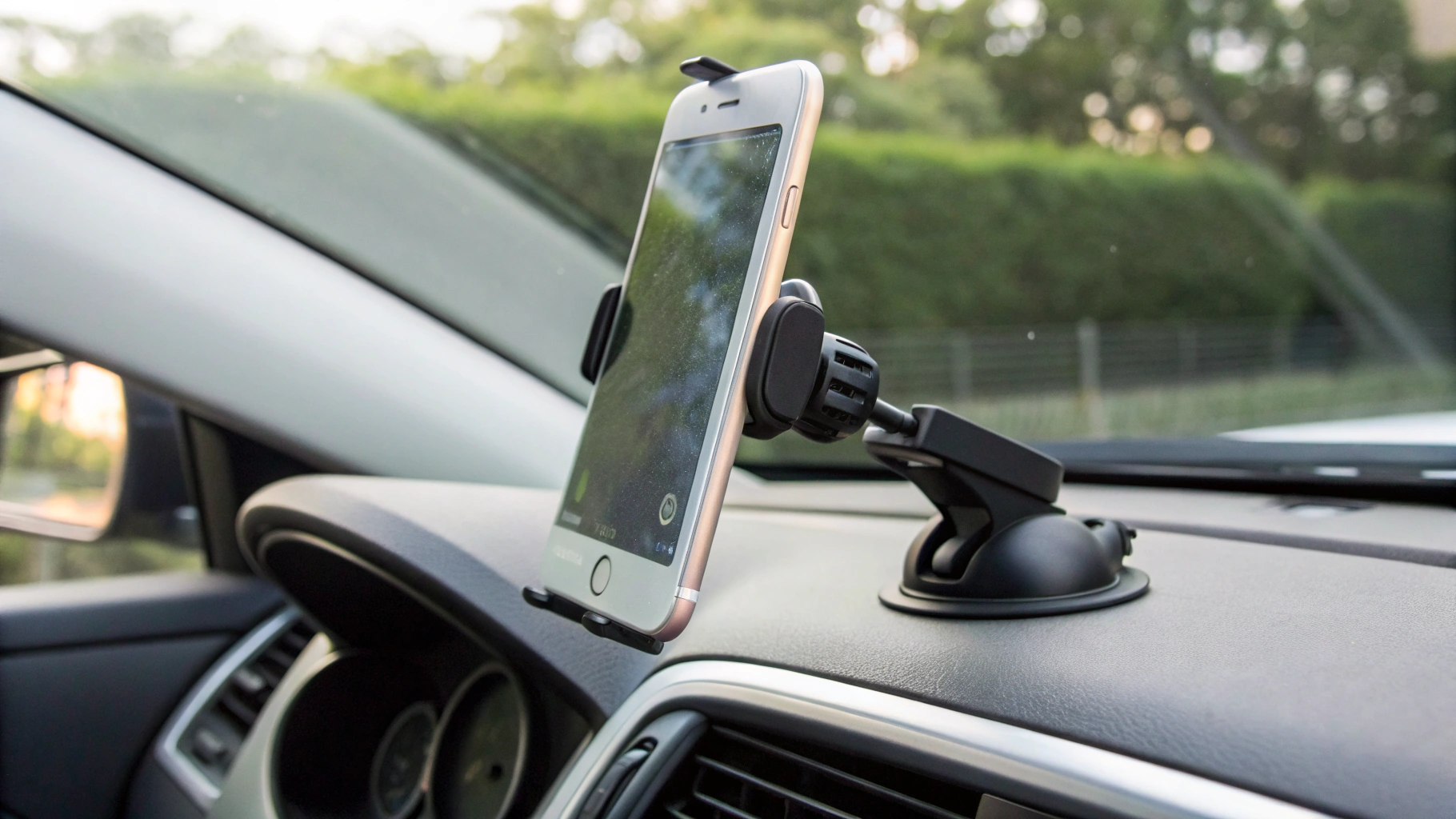 Автодержатель Qi2 с креплением в дефлектор и на стекло