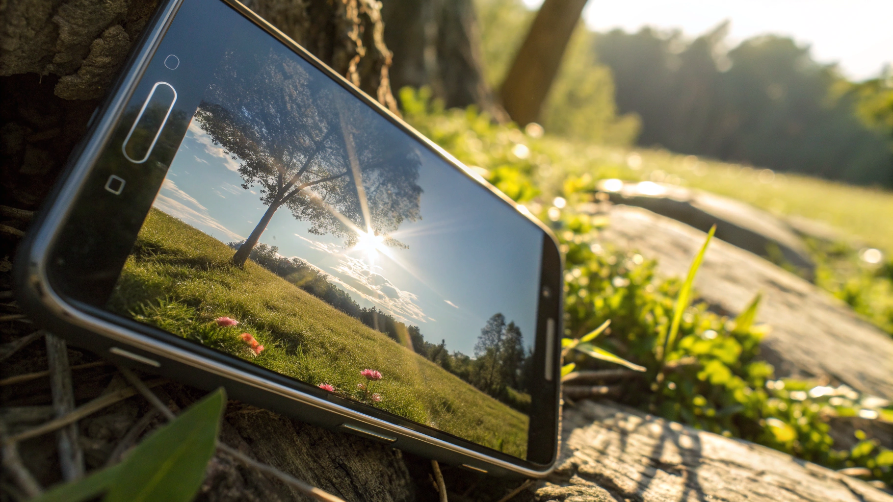 Яркий AMOLED 120 Гц на улице — визуальное сравнение читаемости