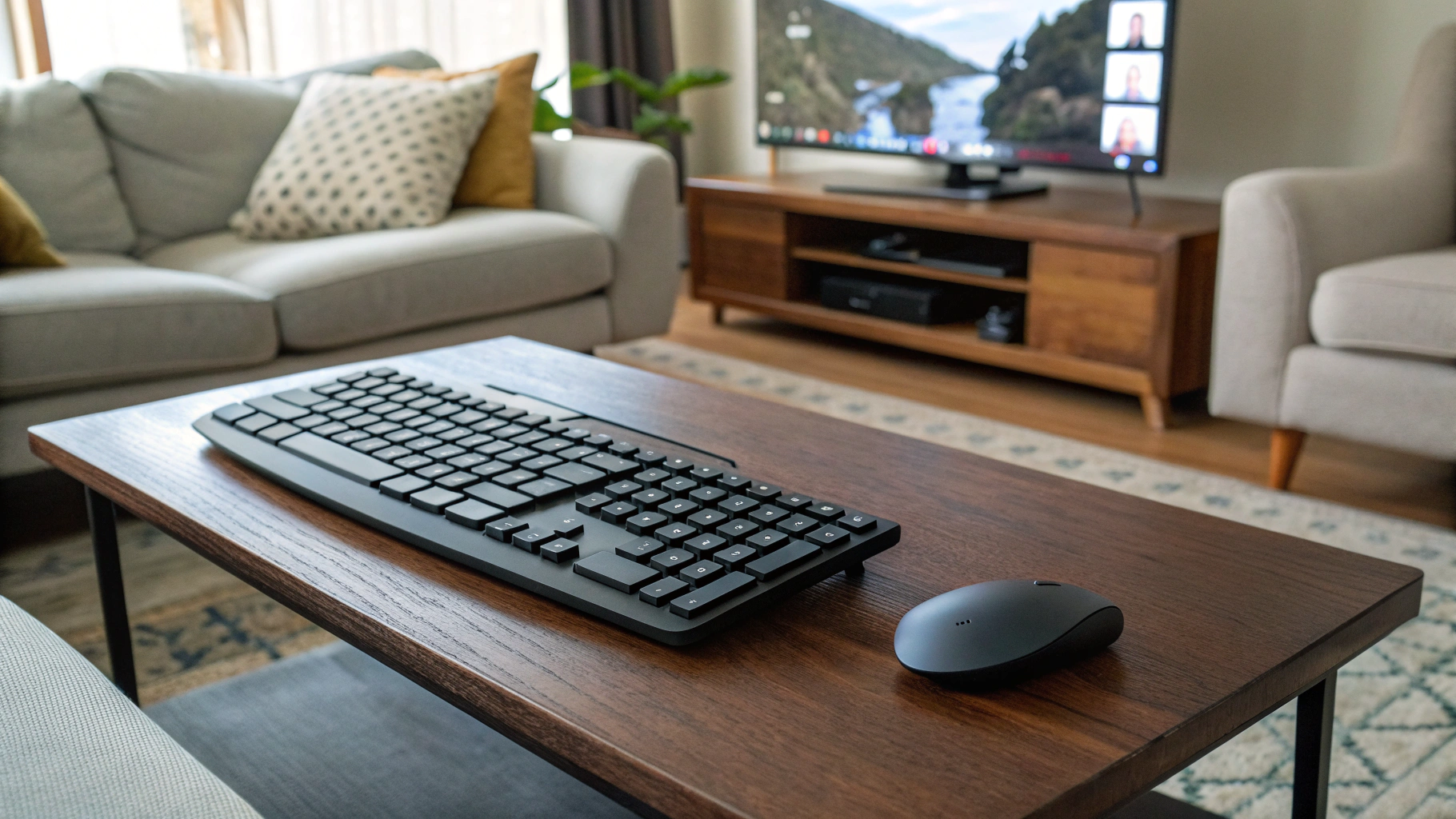 Беспроводной DeX на телевизоре с Bluetooth‑клавиатурой и мышью