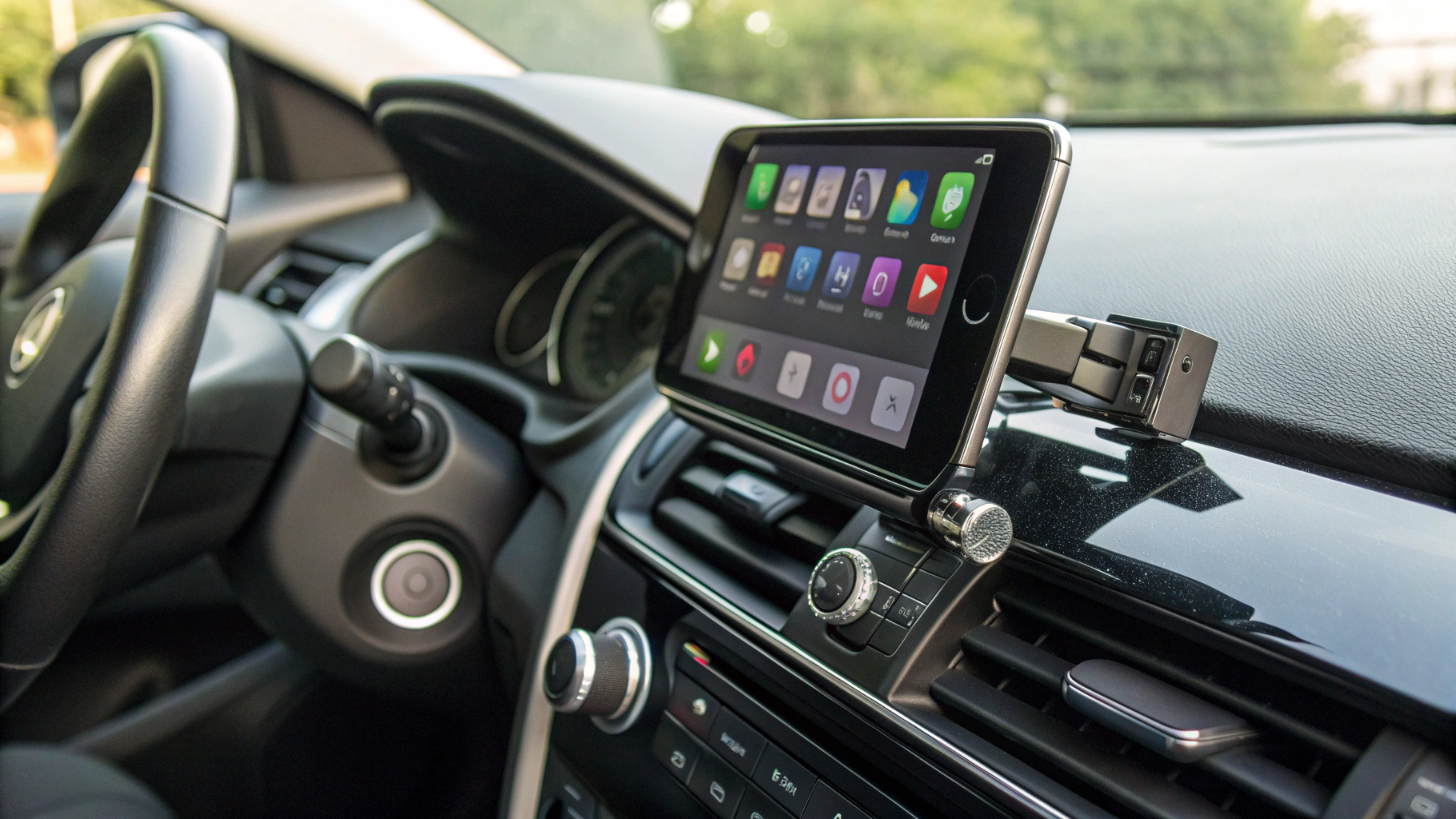 Плавающий экран головного устройства с интерфейсом CarPlay