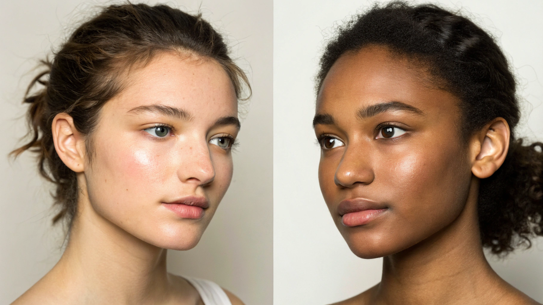 Сравнение портретов: тёплая и холодная кожа при разных Стилях фото на iPhone