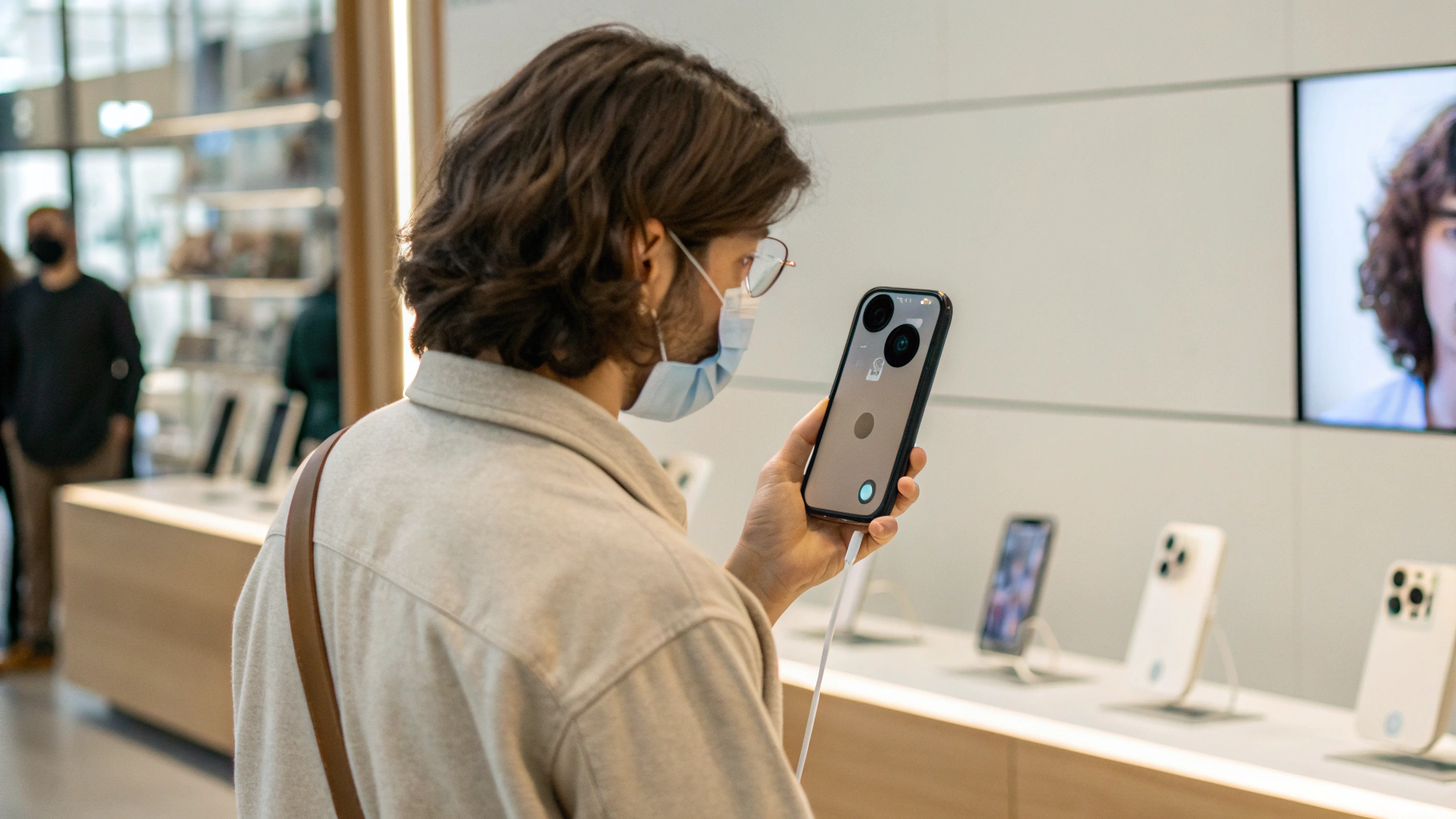 Проверка Face ID и камер iPhone 12 перед покупкой