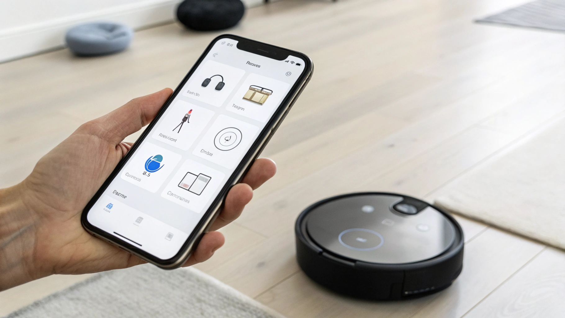 Автоматизация в приложении Дом: уборка, когда никого нет дома