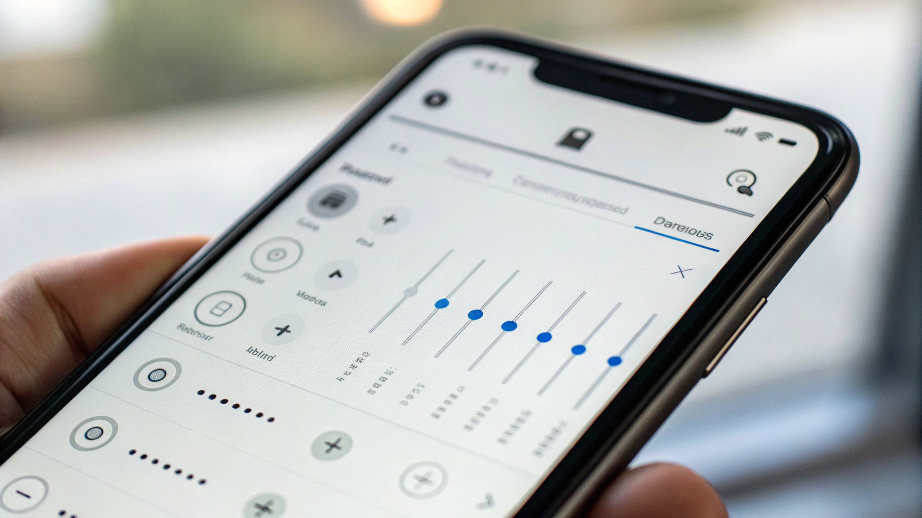 Приложение для TWS с настройками ANC, прозрачности и эквалайзером на экране смартфона