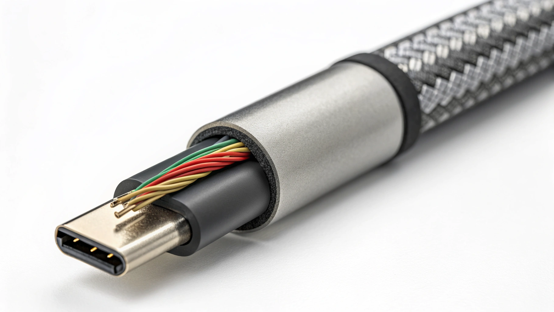 Схема USB‑C кабеля: экранировка, жилы и e‑marker