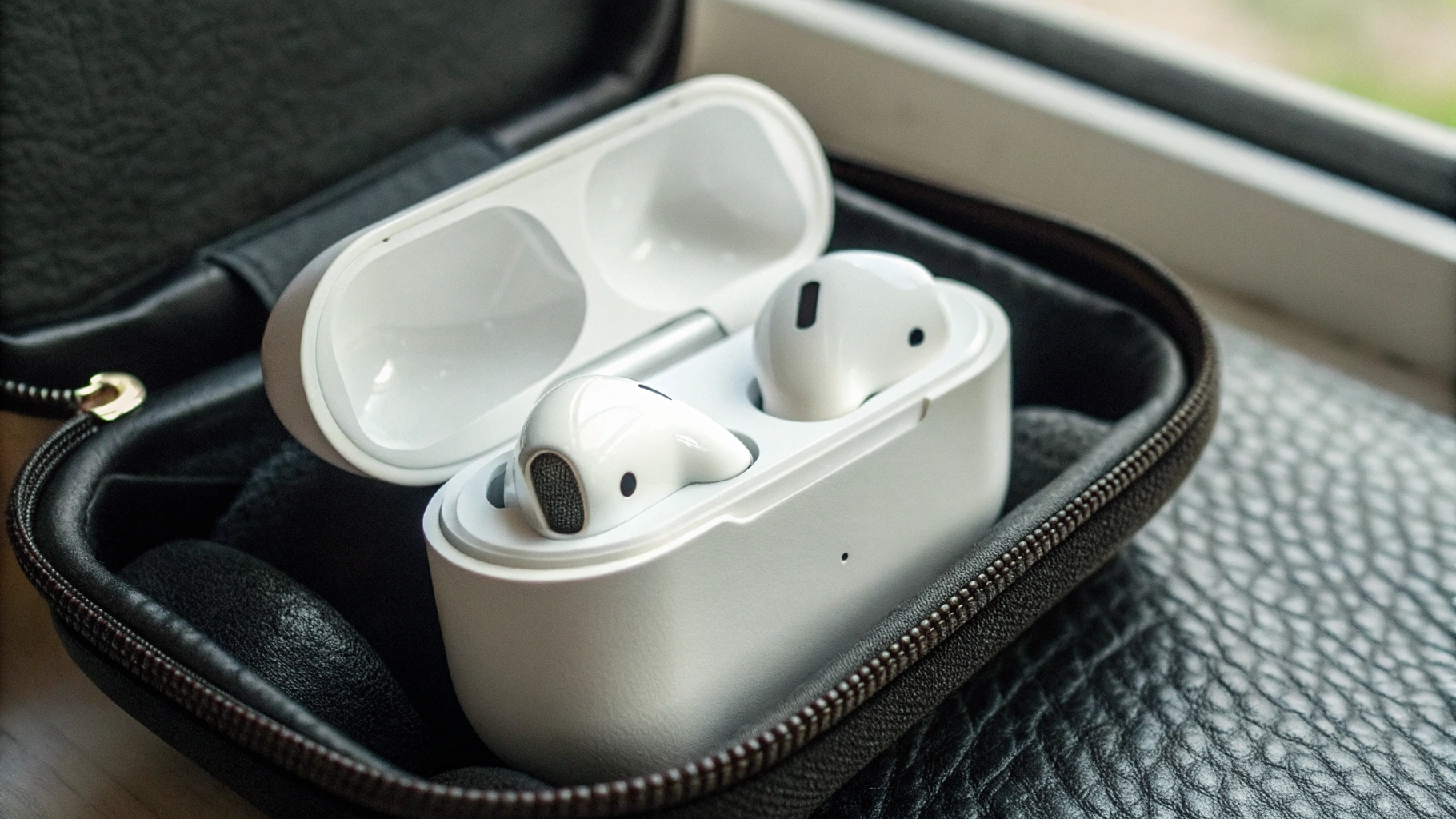 Кейс AirPods 4 крупным планом