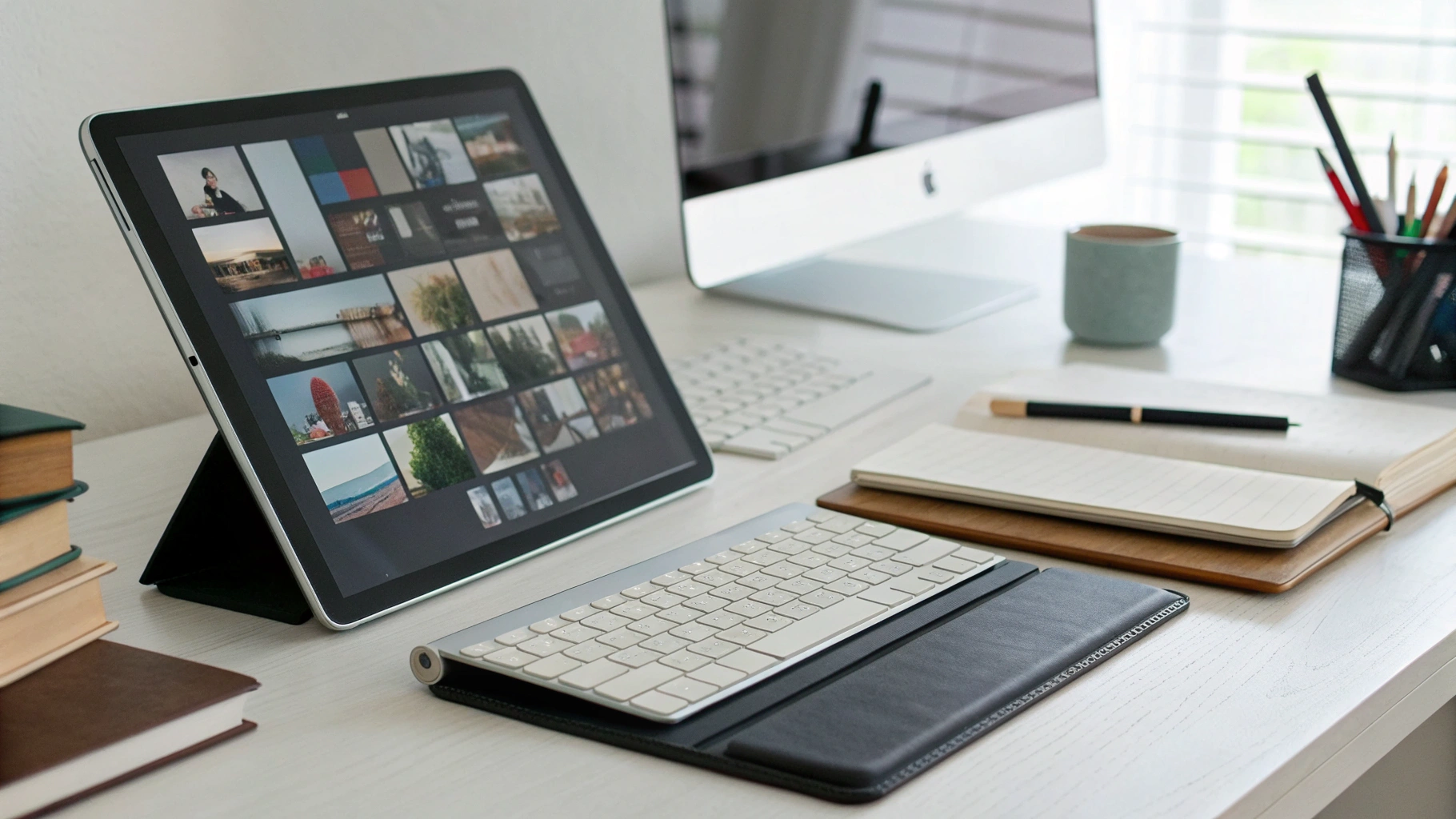 Планшет с клавиатурой у монитора: Stage Manager и DeX в учебной связке