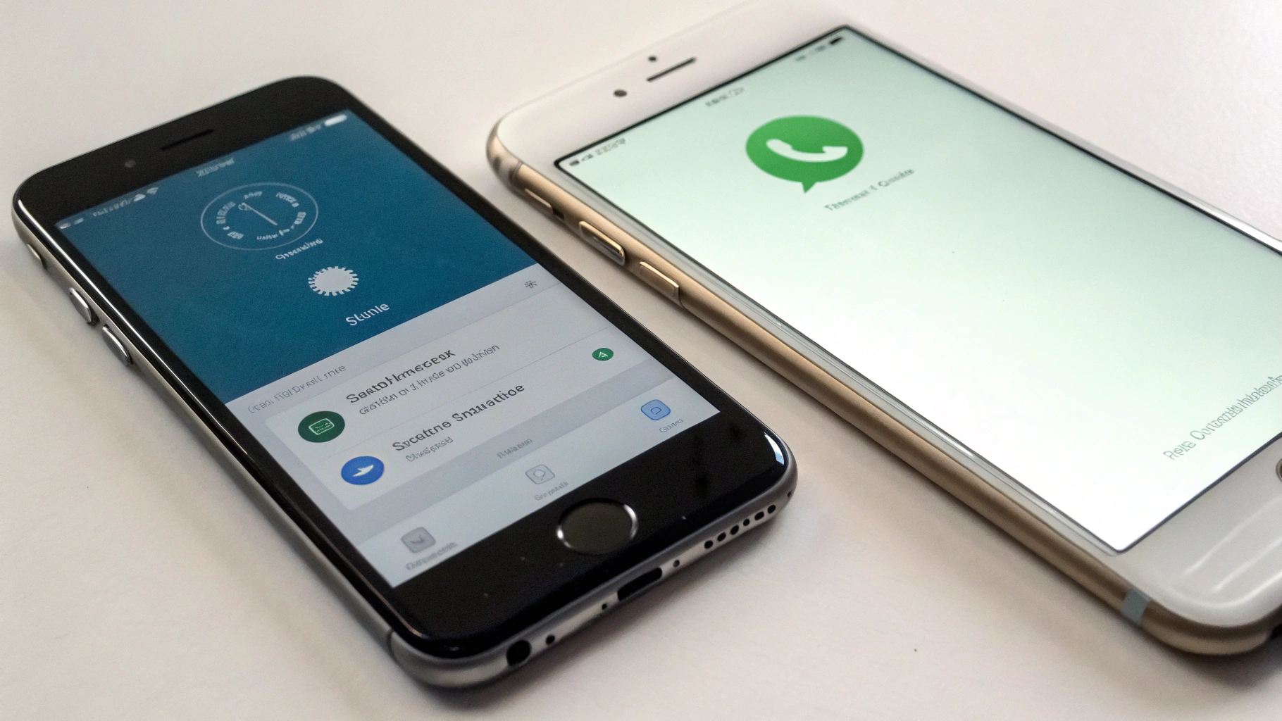 Пошаговый перенос WhatsApp Business через Move to iOS: экраны Android и iPhone