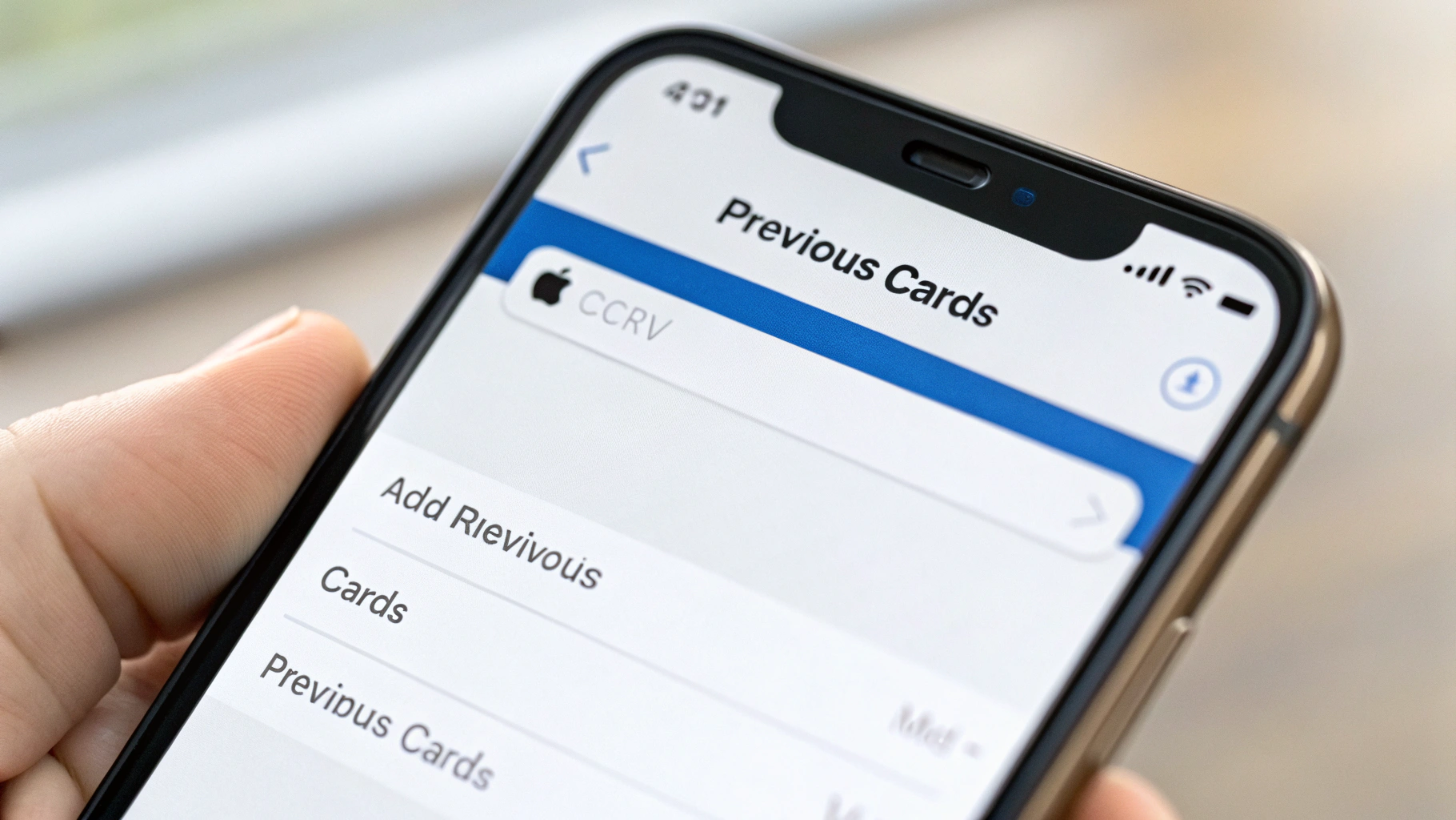 Подсказка Wallet «Добавить ранее использованные карты» на новом iPhone