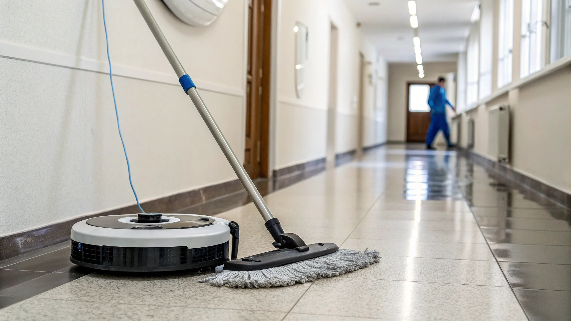 База робота‑пылесоса с промывкой и сушкой мопов