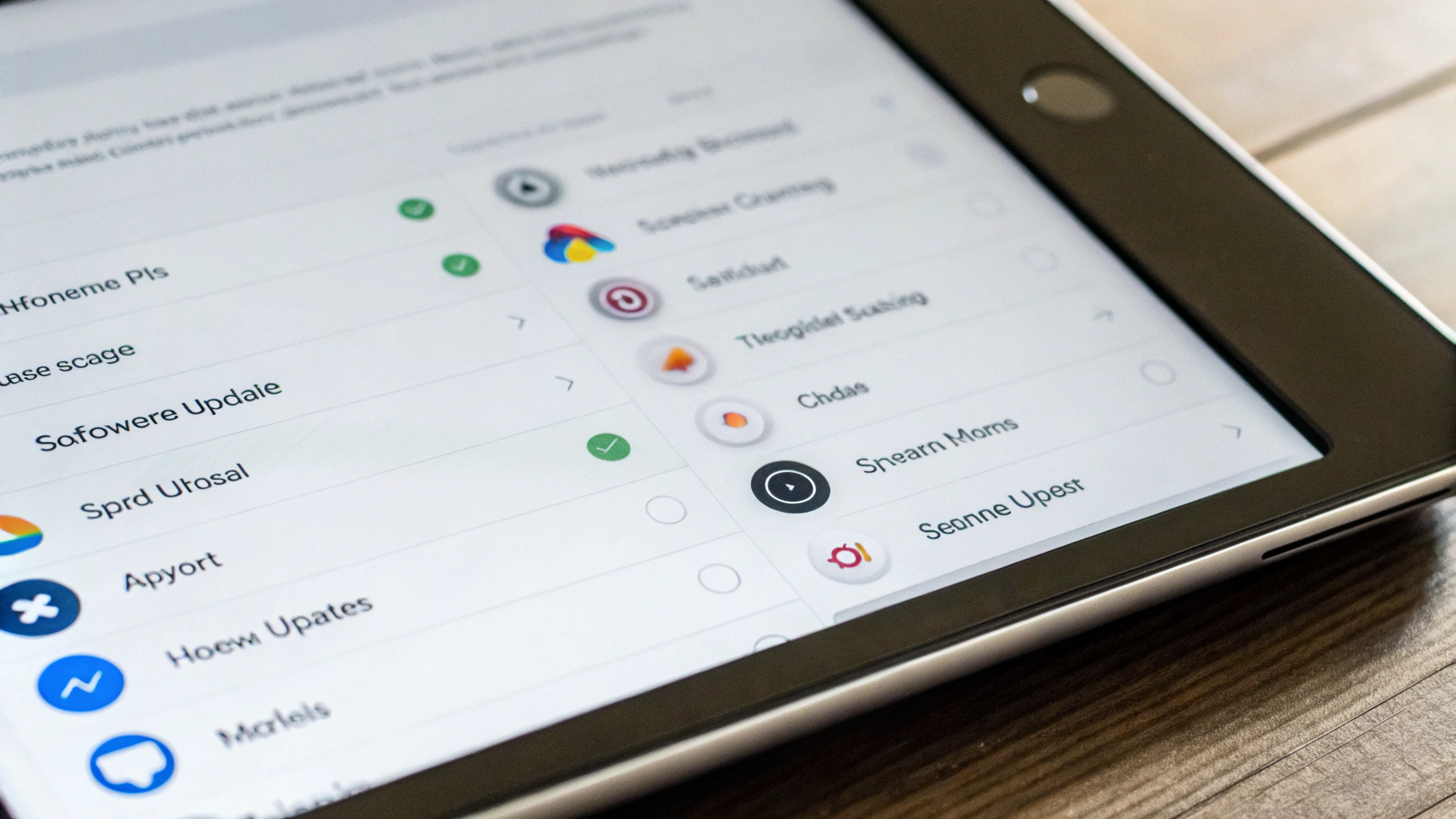 Экран настроек iPad с разделом обновления ПО и информацией об iPadOS