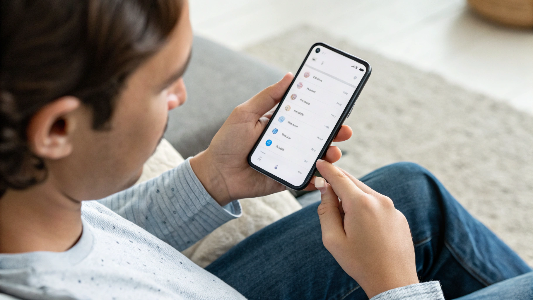 Настройка лимита экранного времени в приложении родительского контроля на Android